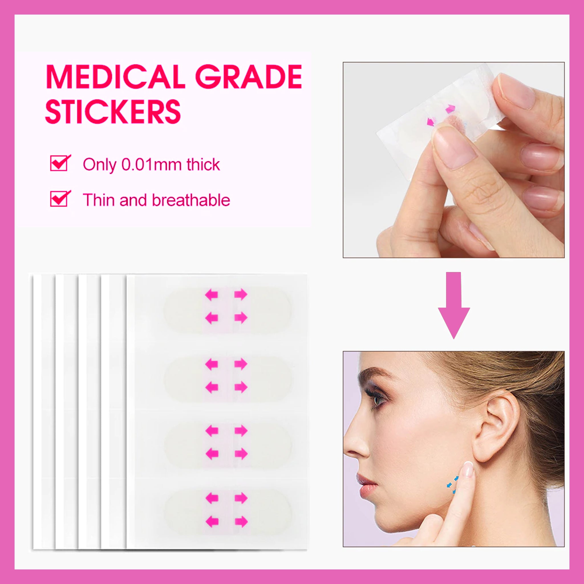 Features of ( Tapes Invisible For Face Lift )